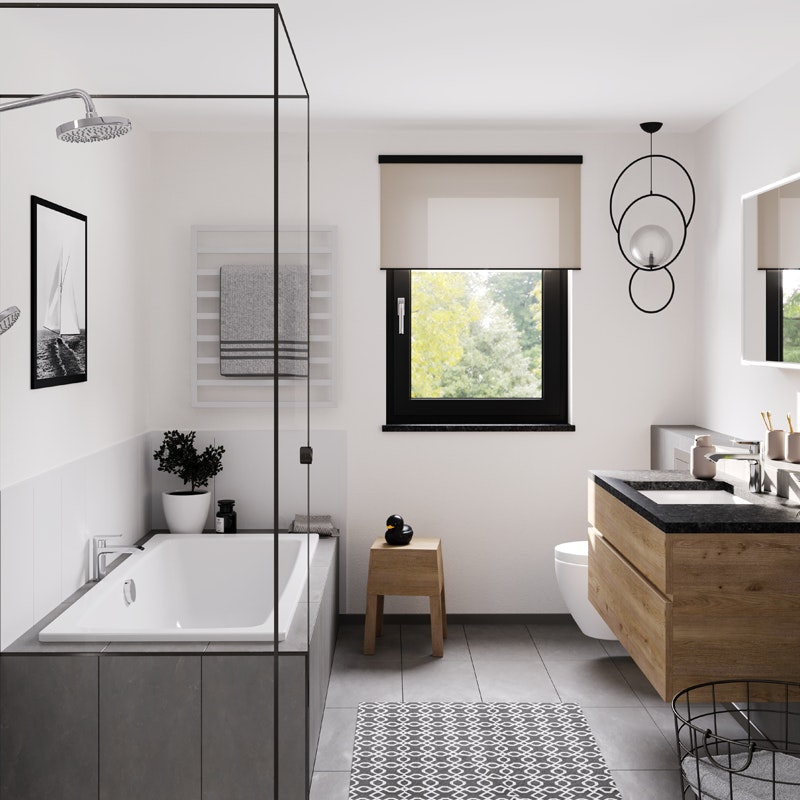 Duschbadewanne für kleines Bad: Maximale Funktionalität auf minimalem Raum () Duschbadewanne für kleines Bad: Maximale Funktionalität auf minimalem Raum