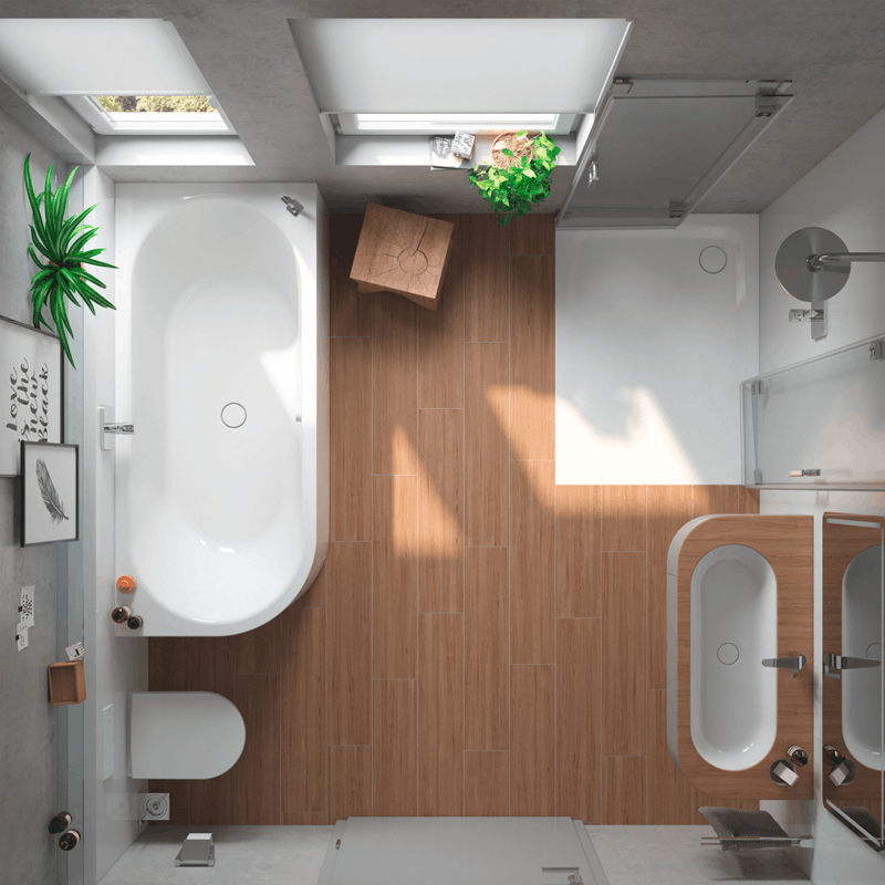 Badewanne für kleine Bäder: Maximale Entspannung auf minimalem Raum () Badewanne für kleine Bäder: Maximale Entspannung auf minimalem Raum